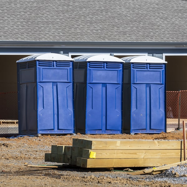 is there a specific order in which to place multiple porta potties in Tuskegee Institute Alabama